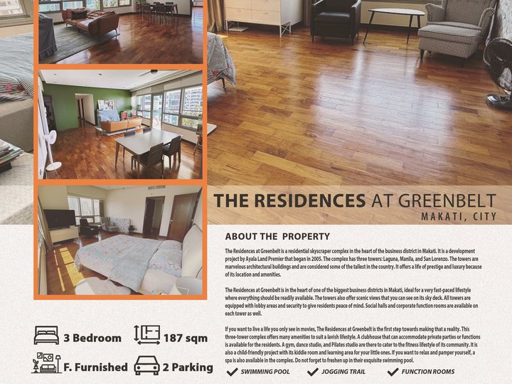 FOR LEASE - THE RESIDENCES AT GREENBELT LAGUNA TOWER
