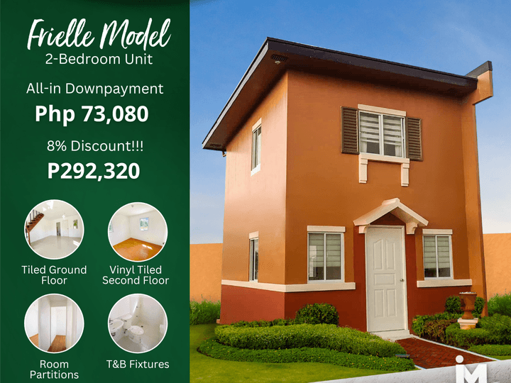 80% COMPLETE FRIELLE UNIT FOR SALE IN CAMELLA BACOLOD SOUTH