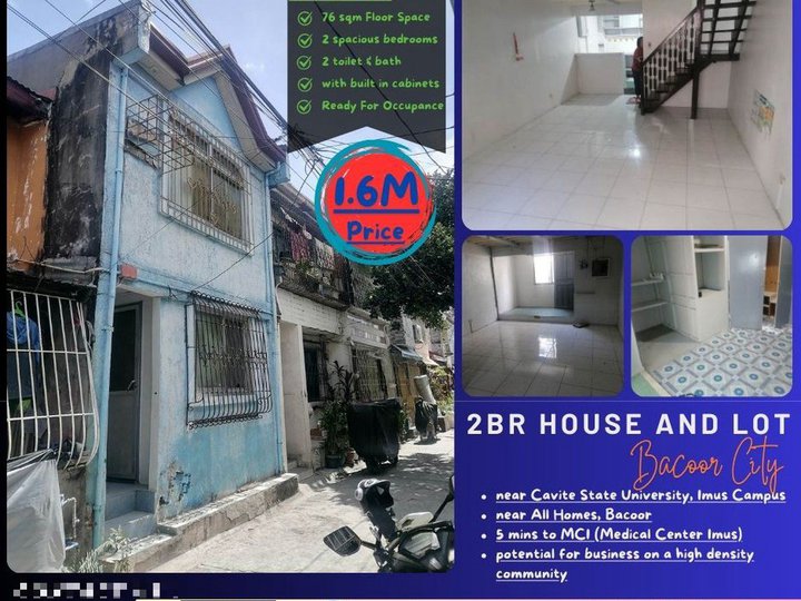 2BR House and Lot in bacoor City