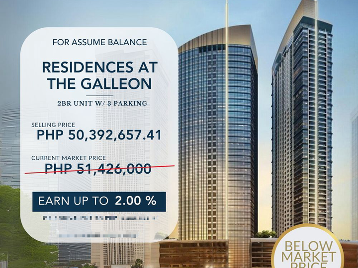 For Sale 2 Bedroom (2BR) | Below Market Price Condo Unit at the Galleon, Pasig