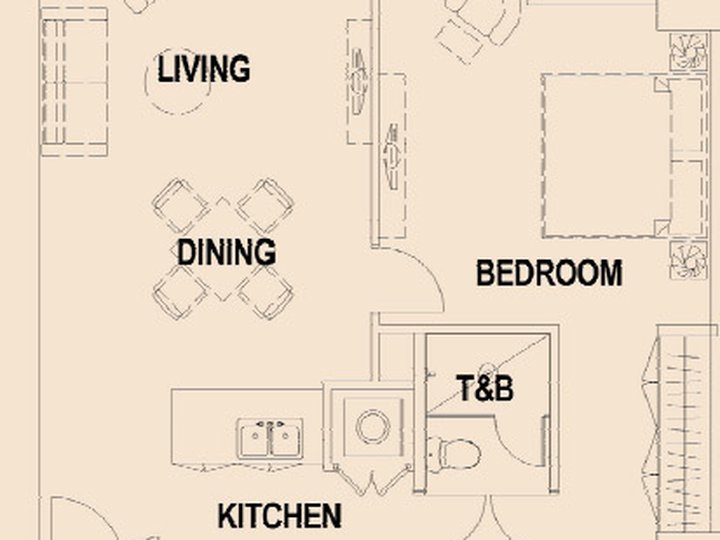 Cozy 70 sqm 1-bedroom Residential Condo of Garden Tower by Ayala Land Premier in Makati