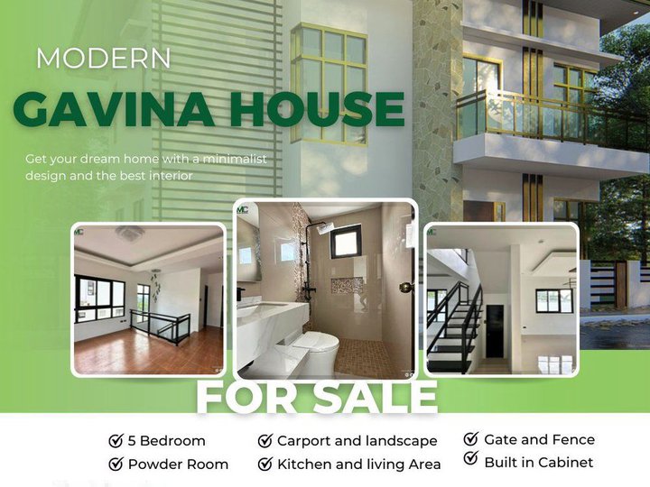 GAVINA LOT AREA: 211sqm FLOOR AREA: 158sqm at Lipa Residence