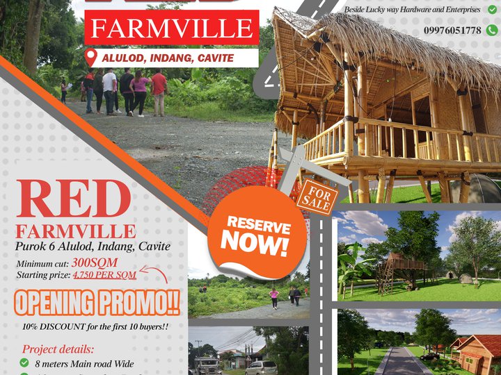 NEWLY OPEN RESIDENTIAL FARMLOT "RED FARMVILLE" (BESIDE NATIONAL HIWAY)