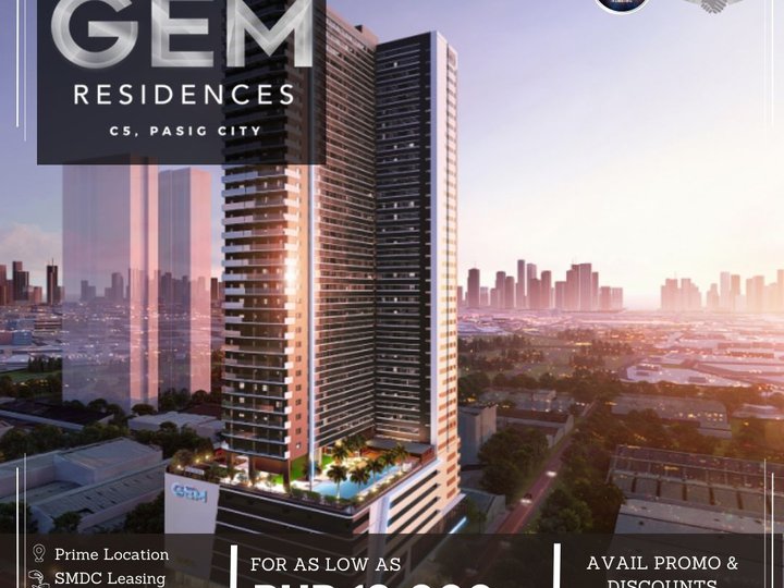 1 bedroom Condo For Sale in Pasig (Gem Residences) (Rent-to-own)