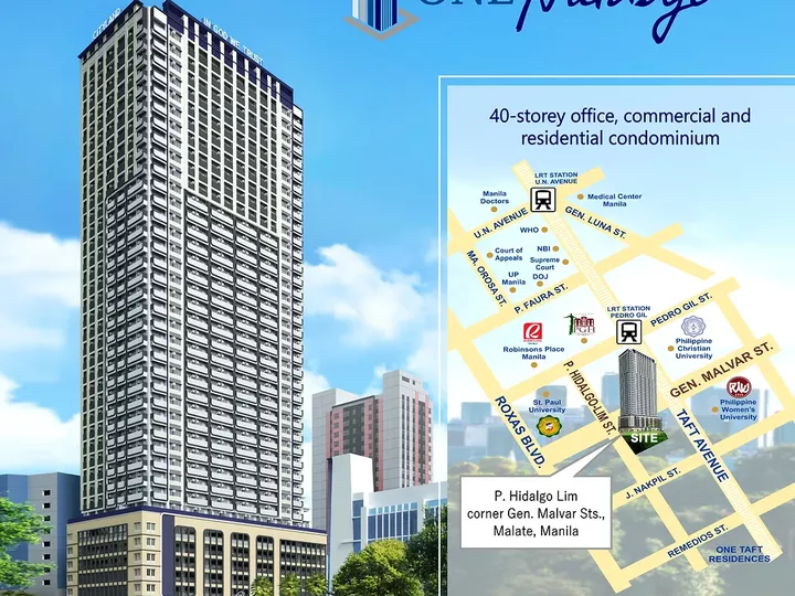 PRE-SELLING CONDOMINIUM in the heart of Manila - the ONE HILDAGO