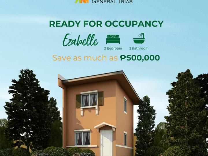 2BR RFO HOUSE AND LOT IN GENERAL TRIAS CAVITE WITH OUTRIGHT DISCOUNT