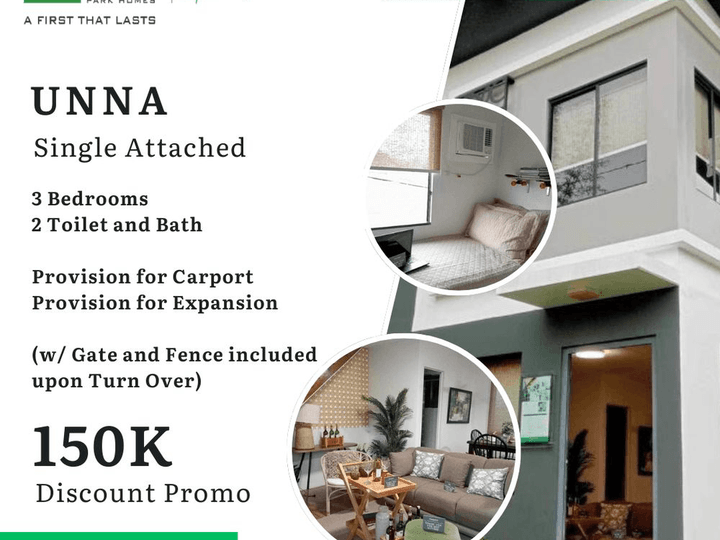 Unna Single Attached (150K Promo Discount) at General Trias, Cavite