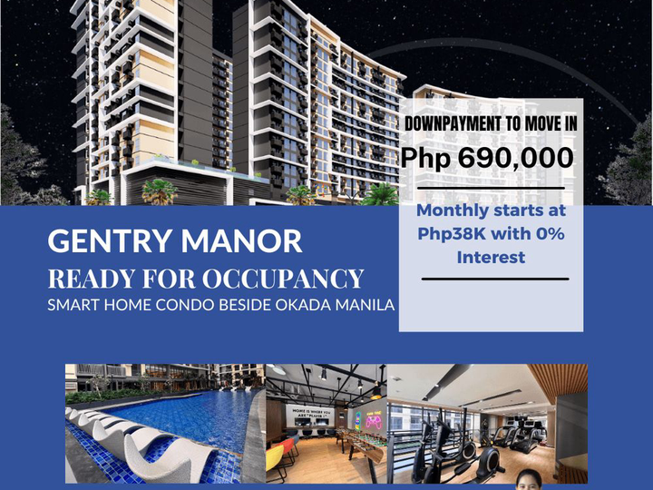 Smart Home Rent to Own Condominium Beside OKADA MANILA