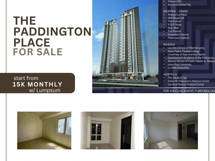 24.12 sqm Studio Condo For Sale in Mandaluyong Rent To Owm