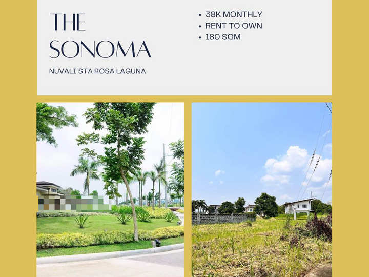 180 sqm Residential Lot For Sale in Nuvali Santa Rosa Laguna