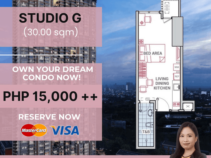 DMCI The Erin Heights Studio unit Condo in Quezon city