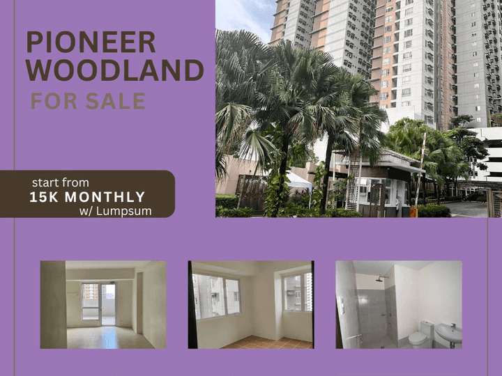 Pioneer Woodland Mandaluyong Studio Type Rent To own NO Down Payment