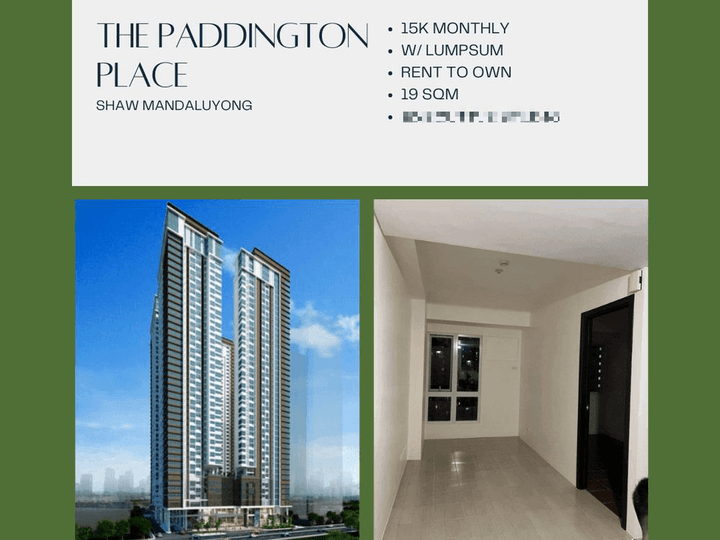 Studio Condo For Sale in Mandaluyong as low as 31K Monthly No DP