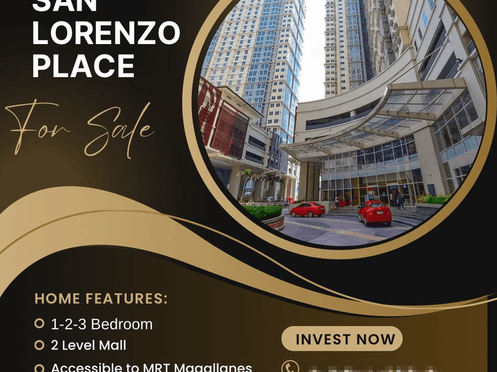 Ready for Occupancy Condo in Makati SAN LORENZO PLACE along Edsa