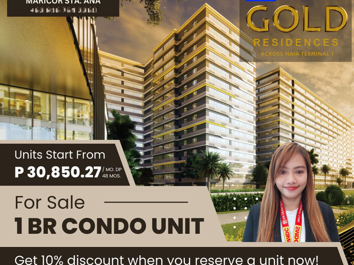 27.90 sqm 1-bedroom Condo For Sale in Paranaque Metro Manila