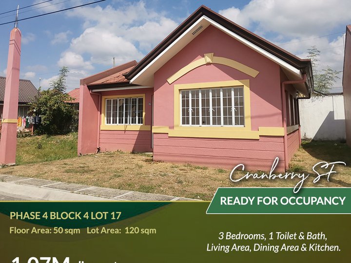 3-BEDROOM BUNGALOW READY FOR OCCUPANCY!!