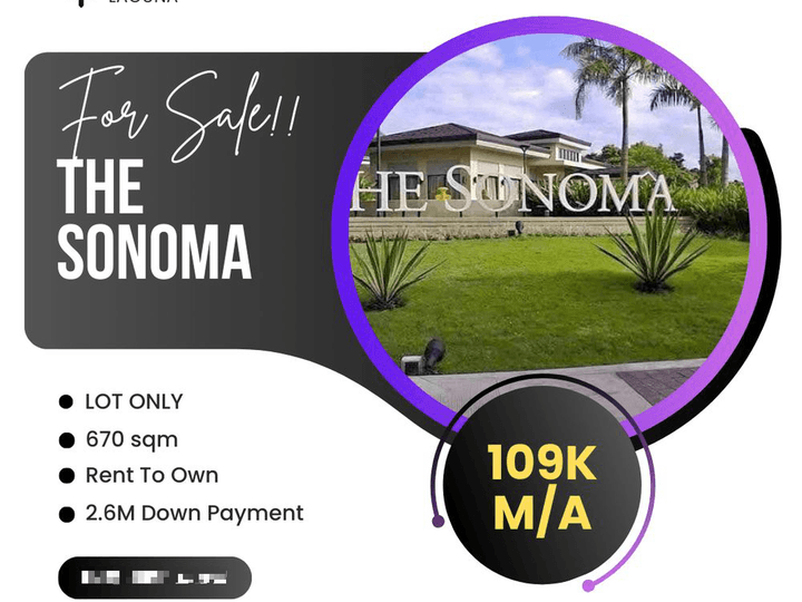 Ready For Occupancy 670 sqm Residential Lot For Sale in Nuvali Santa Rosa Laguna
