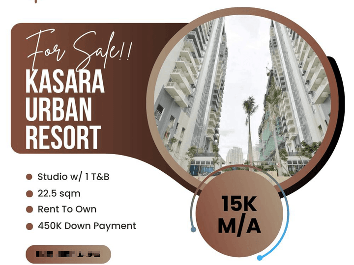 Ready For Occupancy 22.50sqm Condo For Sale in Ortigas Pasig 15K Monthly Rent To Own