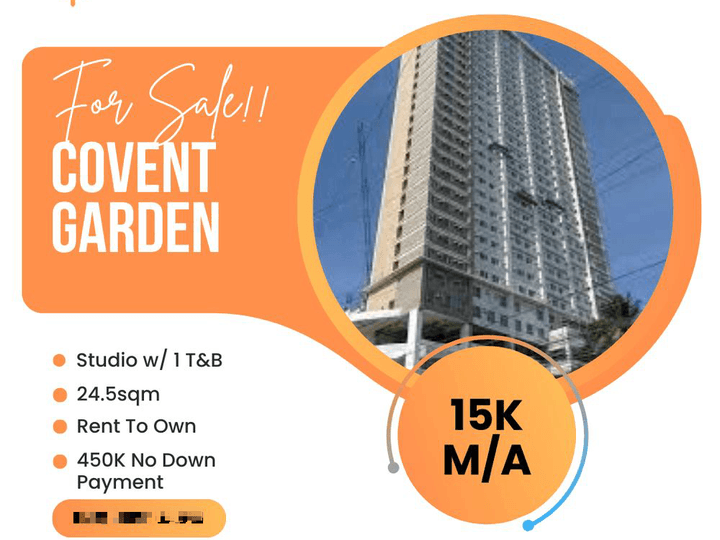 Studio Condo Residential Condo For Sale in New Manila San Juan Manila Rent to own