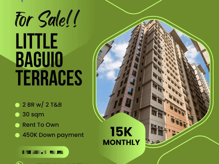 2 BR rent To Own Condo in San Juan Manila Little Baguio Terraces