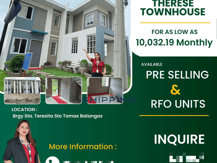 HOUSE AND LOT FOR SALE PRE SELLING AND RFO