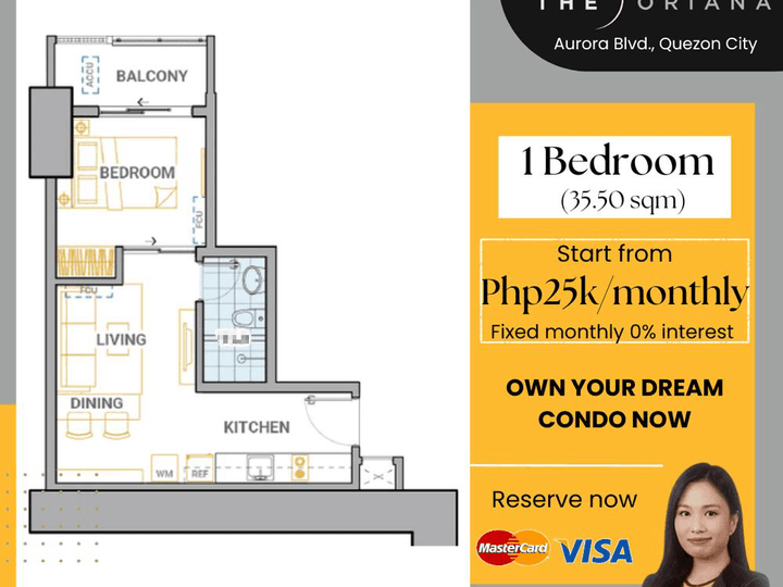 For Sale - 1 Bedroom Preselling Condo For Sale in Quezon city near Gateway Mall