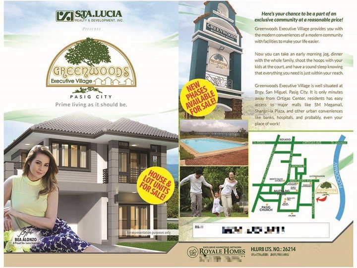 Lot For Sale in Pasig City at Greenwoods Executive Village