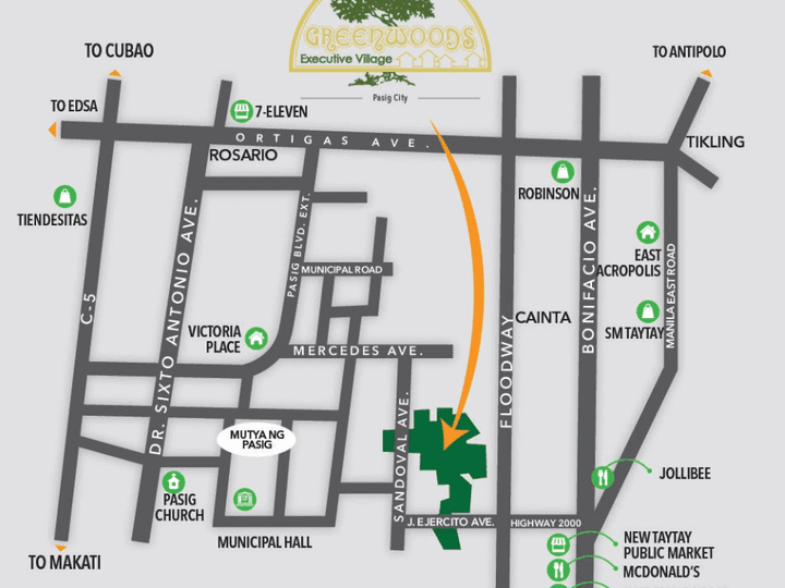 Newly opened phase in Greenwoods Pasig, Only 62 new lots available