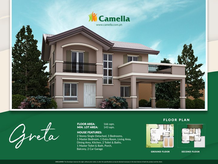 5-bedroom House For Sale in Calamba Laguna (Greta)