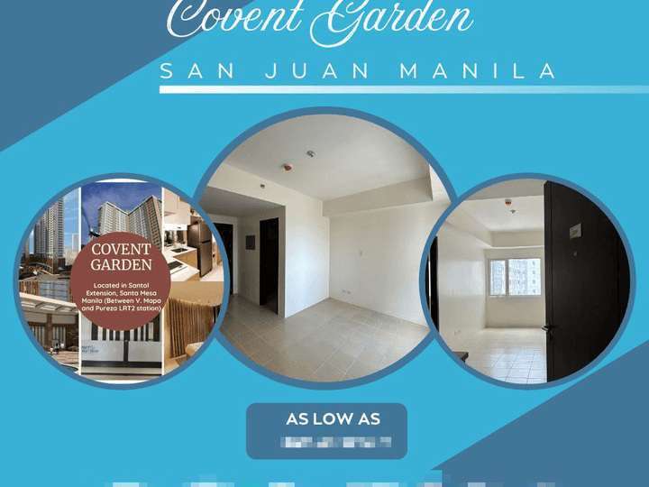24.20 sqm Studio Condo For Sale in San Juan Manila Rent To Own 15K Monthly