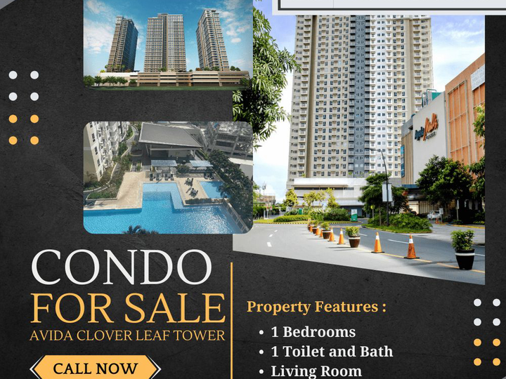 1 Bedroom Condo Unit For Sale in Quezon City Avida Towers Cloverleaf