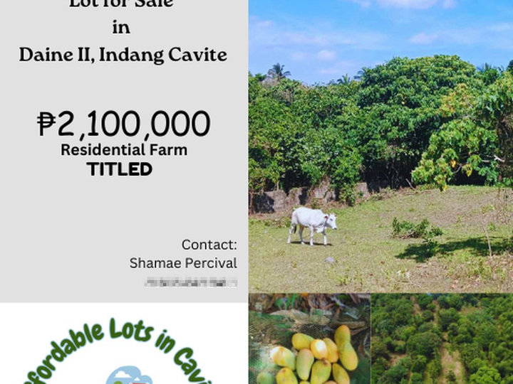 1,000 to 5,000 sqm Lot for Sale in Daine II, Indang Cavite