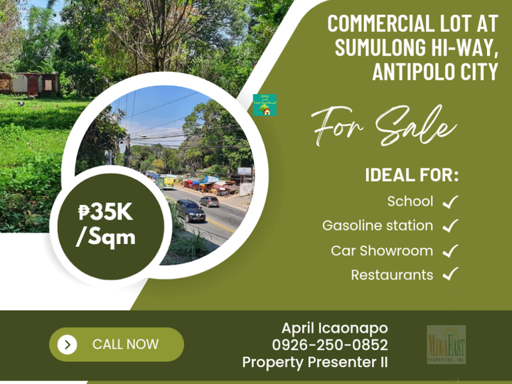 758 sqm Commercial Lot For sale in Antipolo City