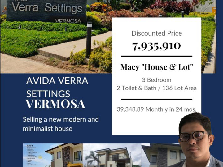 3-Bedroom HOUSE & LOT For Sale in Cavite- Avida Verra Settings Vermosa