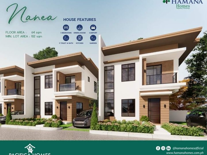 3 Bedroom Single Attached House and Lot For Sale Near Clark Pampanga