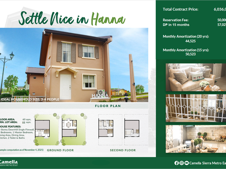 2-Storey Multi-level House and Lot in Rizal | Hanna
