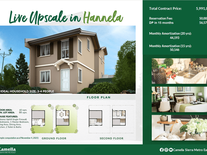 2-Storey Multi-level House and Lot in Rizal | Hannela