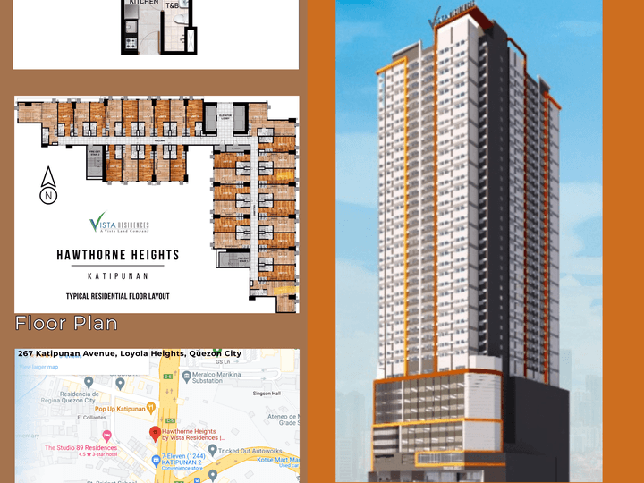 21.00 sqm Studio Condo For Sale in Quezon City / QC Metro Manila