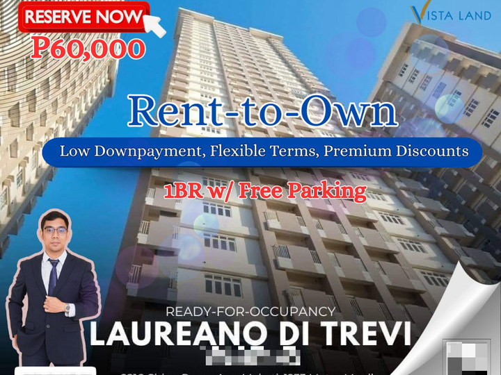 Rent-to-Own 1 Bedroom w/ FREE PARKING at Makati (Ready for Occupancy)