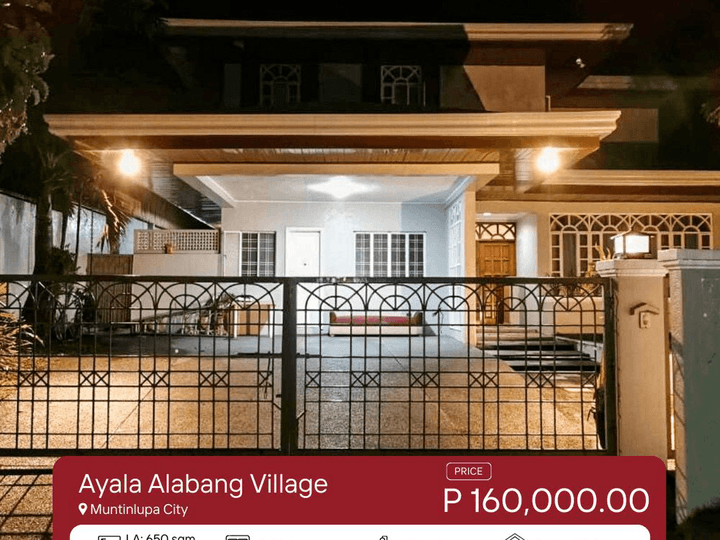 4 Bedroom House and Lot for Sale in Ayala Alabang Village, Muntinlupa