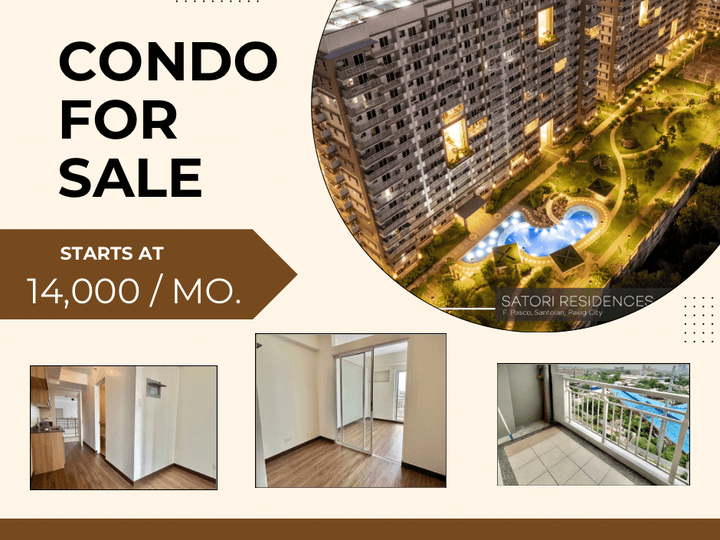 CONDO FOR SALE / RENT TO OWN CONDO IN PASUG NEAR BGC 1 BEDROOM WITH BALCONY DMCI