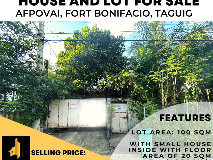 Residential Lot For Sale in AFPOVAI, Taguig