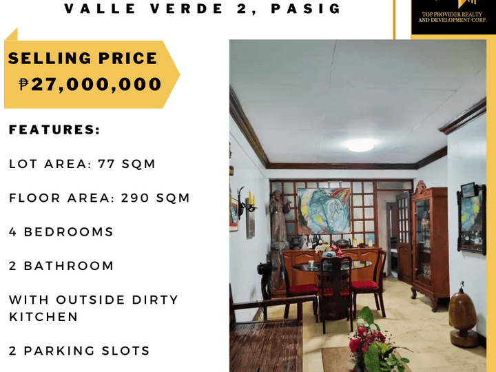 Antique Townhouse For Sale in Pasig Valle Verde 2