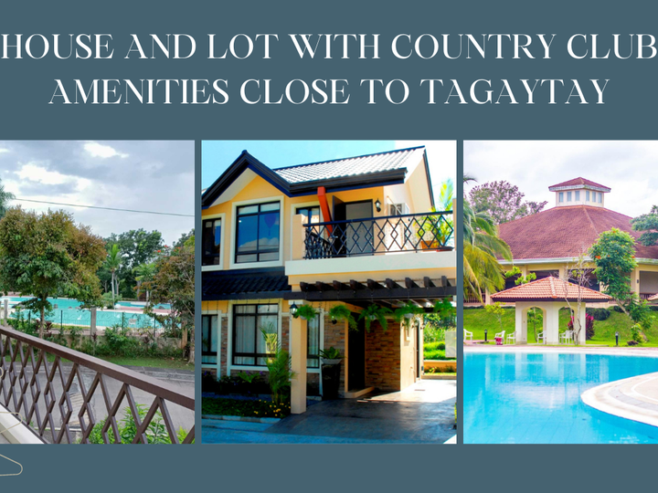 RFO 2BR House & Lot For Sale in Silang-Tagaytay with golf course view