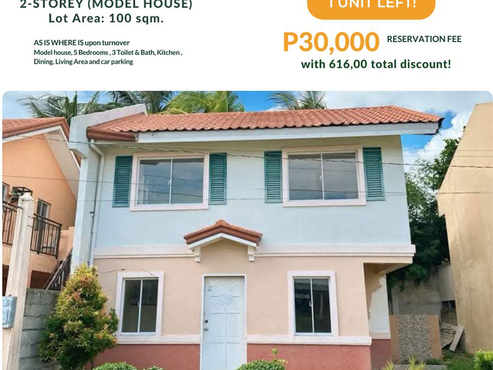 RFO-5 Bedroom House & Lot (Move-in Ready)