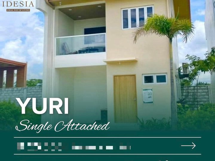 2BR Single Detached Yuri House Model For Sale at Idesia Heights Dasma Cavite