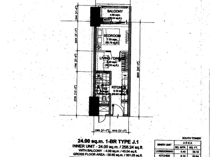 RFO 28 SQM 1-BEDROOM W/ BALCONY CONDO IN QC, MANILA NEAR EASTWOOD MALL