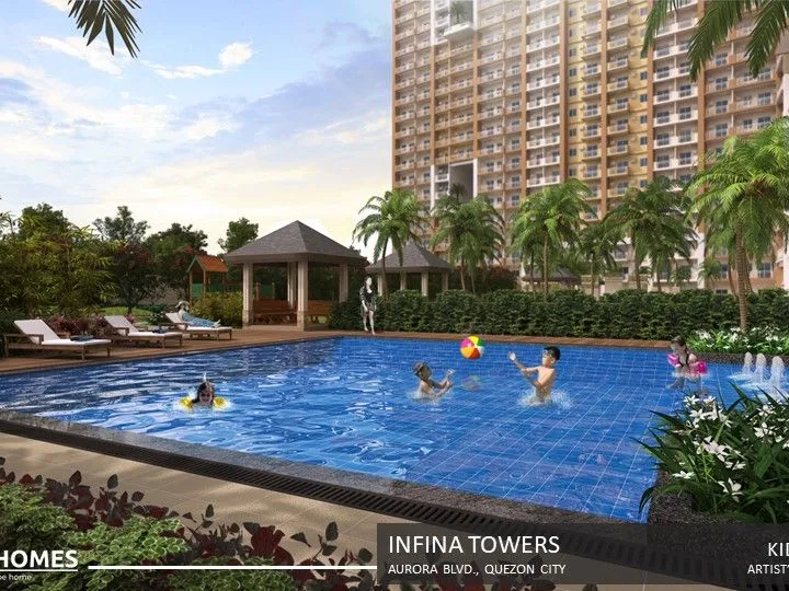 Affordable 1-Bedroom Condo Unit RFO at Infina Towers in Quezon City, near UP Town Center