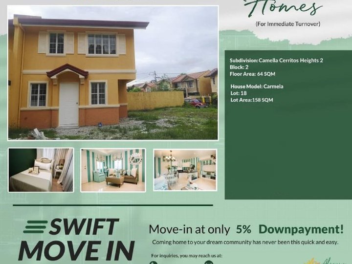 HOUSE AND LOT NEAR MANILA READY FOR OCCUPANCY