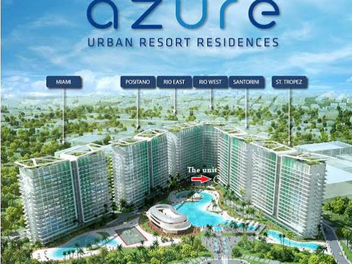 32.25 sqm 1-bedroom Condo Azure Urban Resort in Paranaque Metro Manila